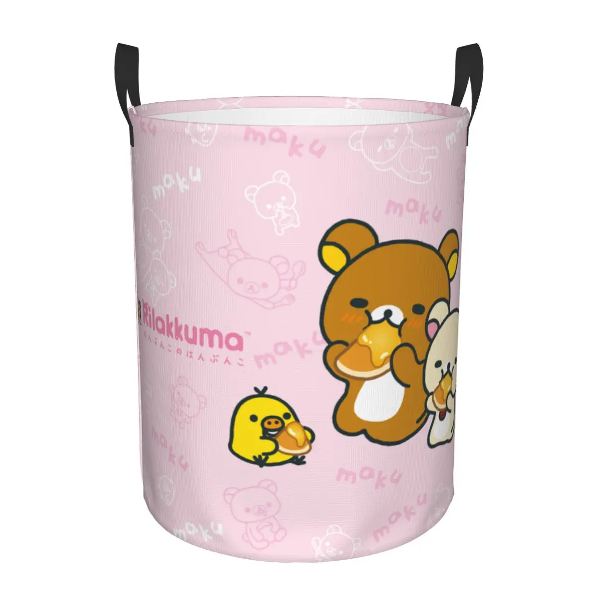 Baby Clothing Hamper - Kawaii Cartoon Rilakkuma Bär Wäschekorb, faltbarer