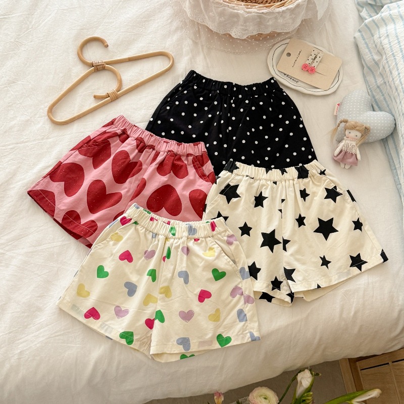Baby Clothing Patterns Free - Mädchen-Shorts, Sommer-Freizeitshorts für Kinder, elastische Taille,