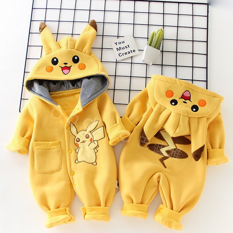 Baby Clothing Gifts - Cartoon Pocket Monsters Baby-Pyjama für Neugeborene,