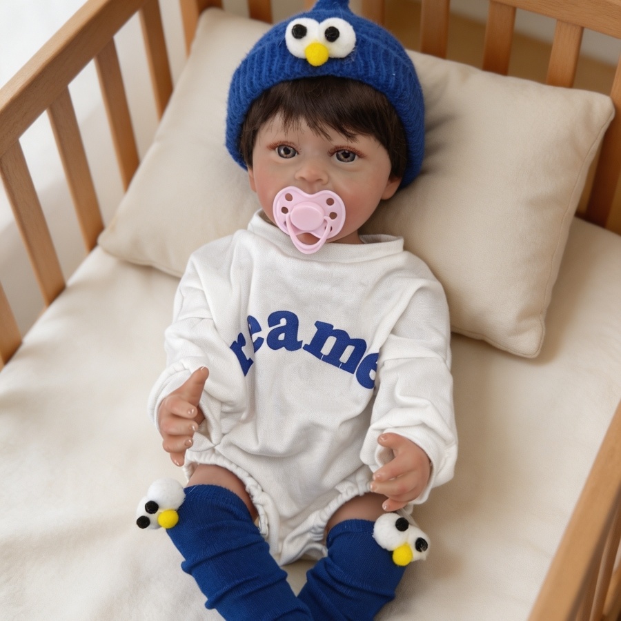 Baby Clothing Gifts - 55cm große, niedliche Jungen-Reborn-Puppe mit realistischen