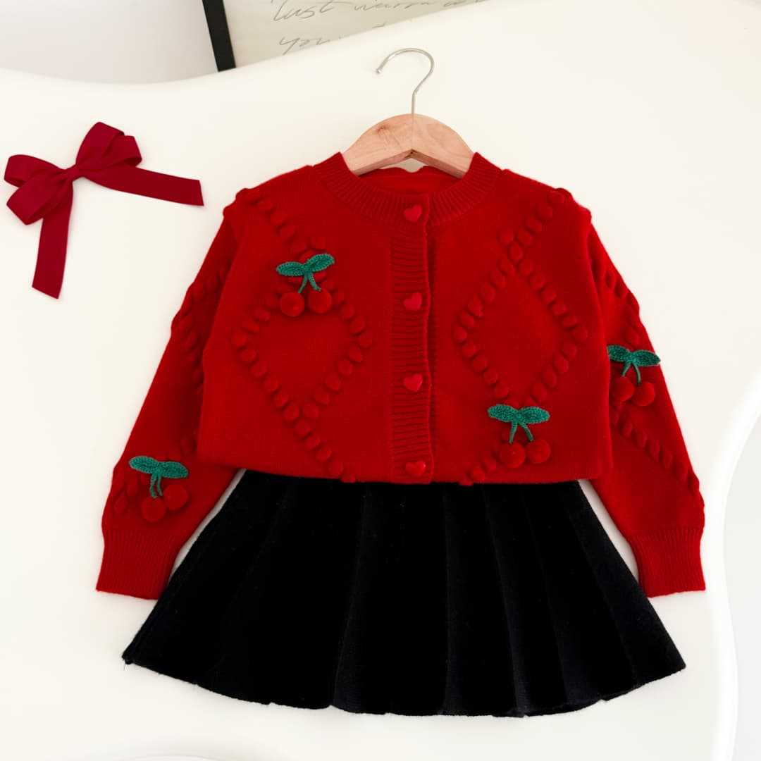 Kirschstrick-Cardigan für Mädc – Knit Cardigan Infant Bewertung und Preis