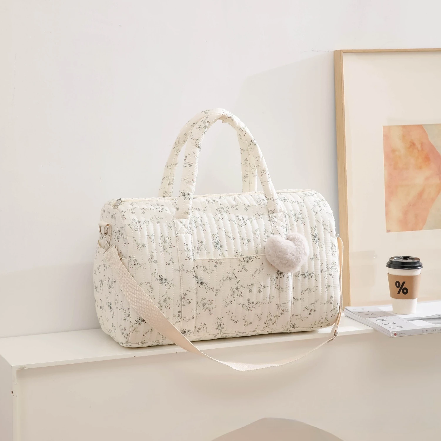 Stickerei Floral Mama Tasche G – Baby Clothing Hamper Bewertung und Preis