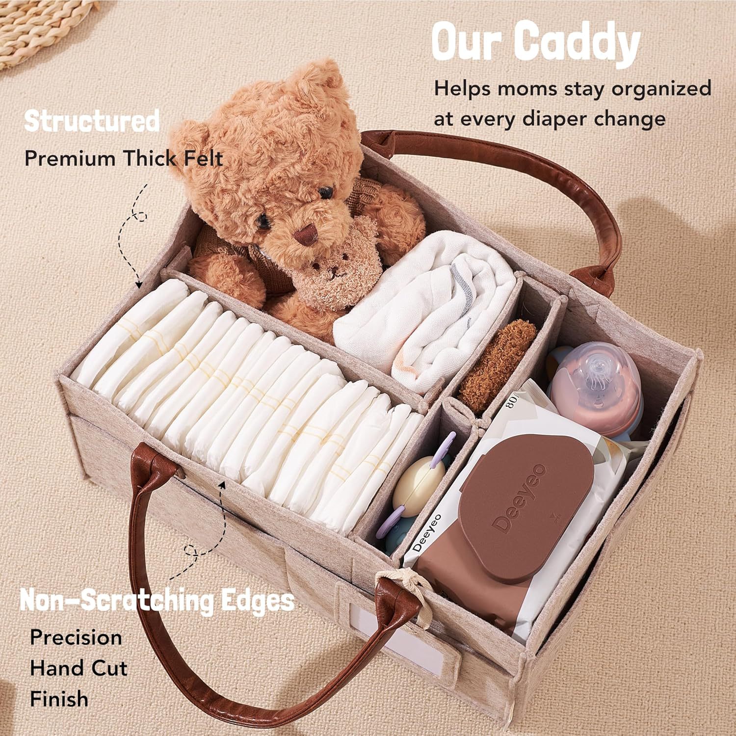 Baby Filz-Aufbewahrungskorb fü – Baby Clothing Hamper Bewertung und Preis