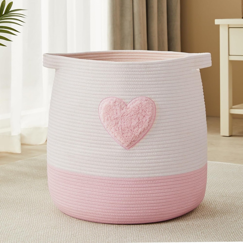 Rosa Wäschekorb, Korb für Kind – Baby Clothing Hamper Bewertung und Preis
