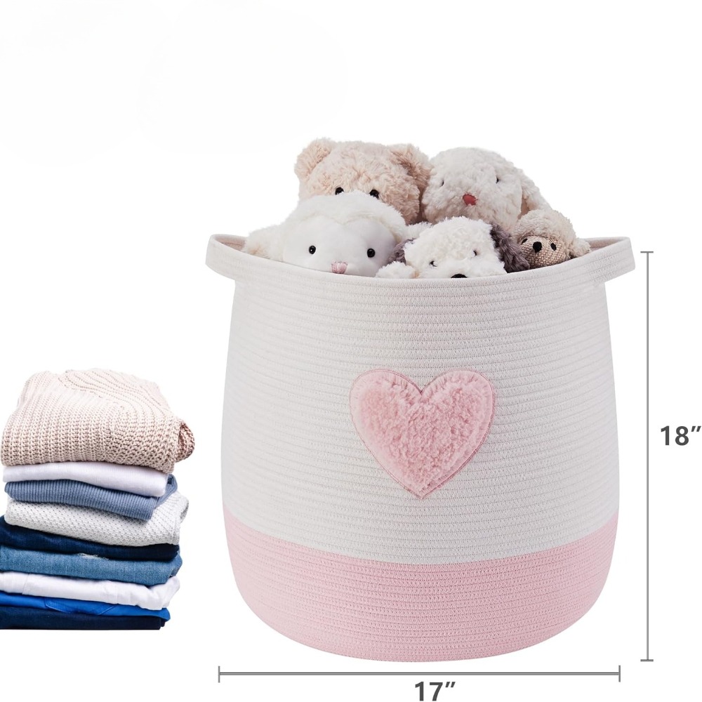 Rosa Wäschekorb, Korb für Kind – Baby Clothing Hamper Bewertung und Preis