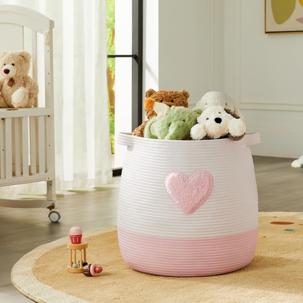 Rosa Wäschekorb, Korb für Kind – Baby Clothing Hamper Bewertung und Preis