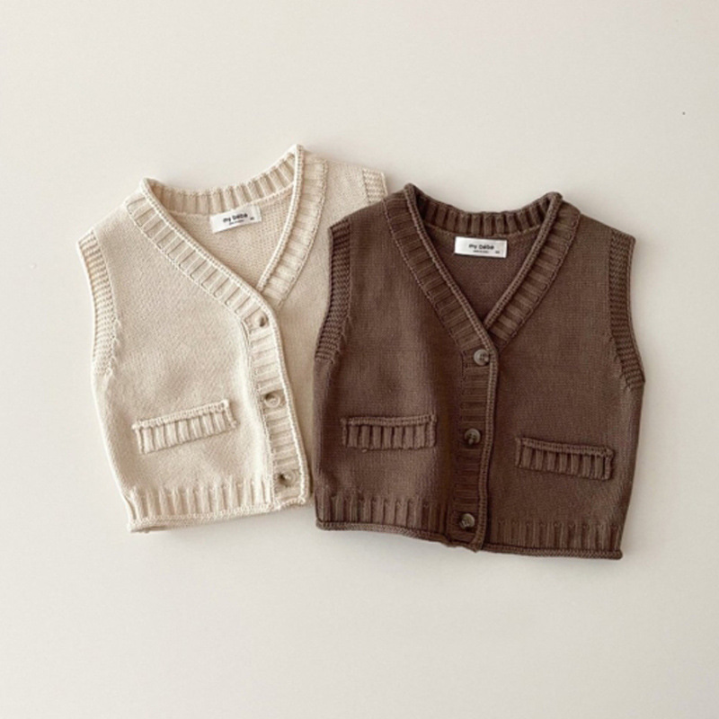 2025 herbst Neue Baby Ärmellos – Knit Cardigan Infant Bewertung und Preis